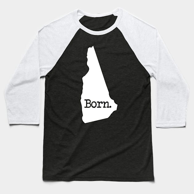 New Hampshire Born NH Baseball T-Shirt by mindofstate